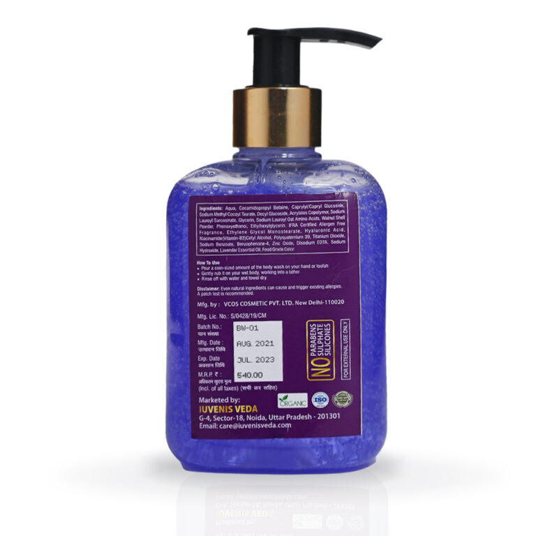 Body Wash (With Vitamin B3 + Hyaluronic Acid) - Lavender 50 ML - Image 2