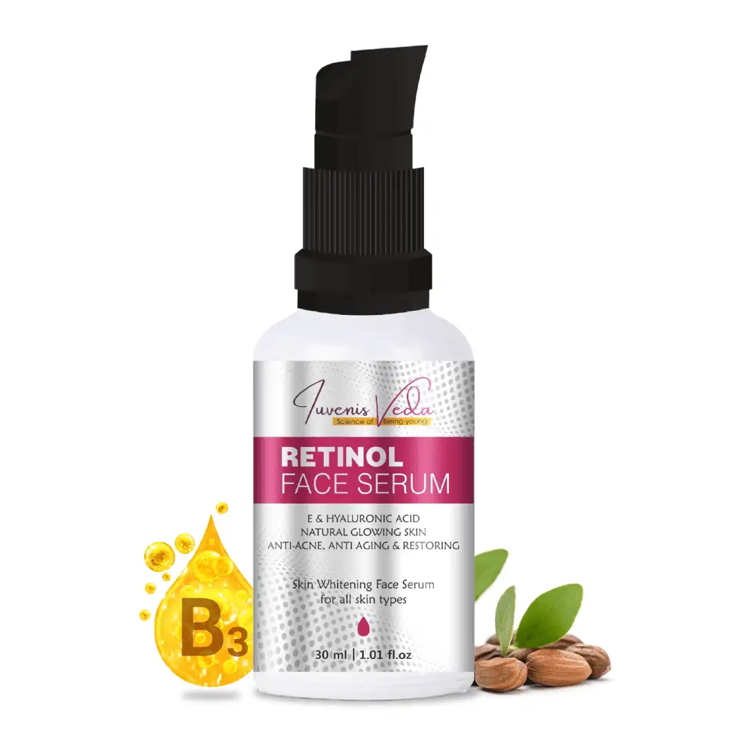 Iuvenis Veda Retinol Face Serum - 30 ML | Advanced Anti-Aging Formula | For Men and Women | Suitable for All Skin Types 1 Iuvenis Veda