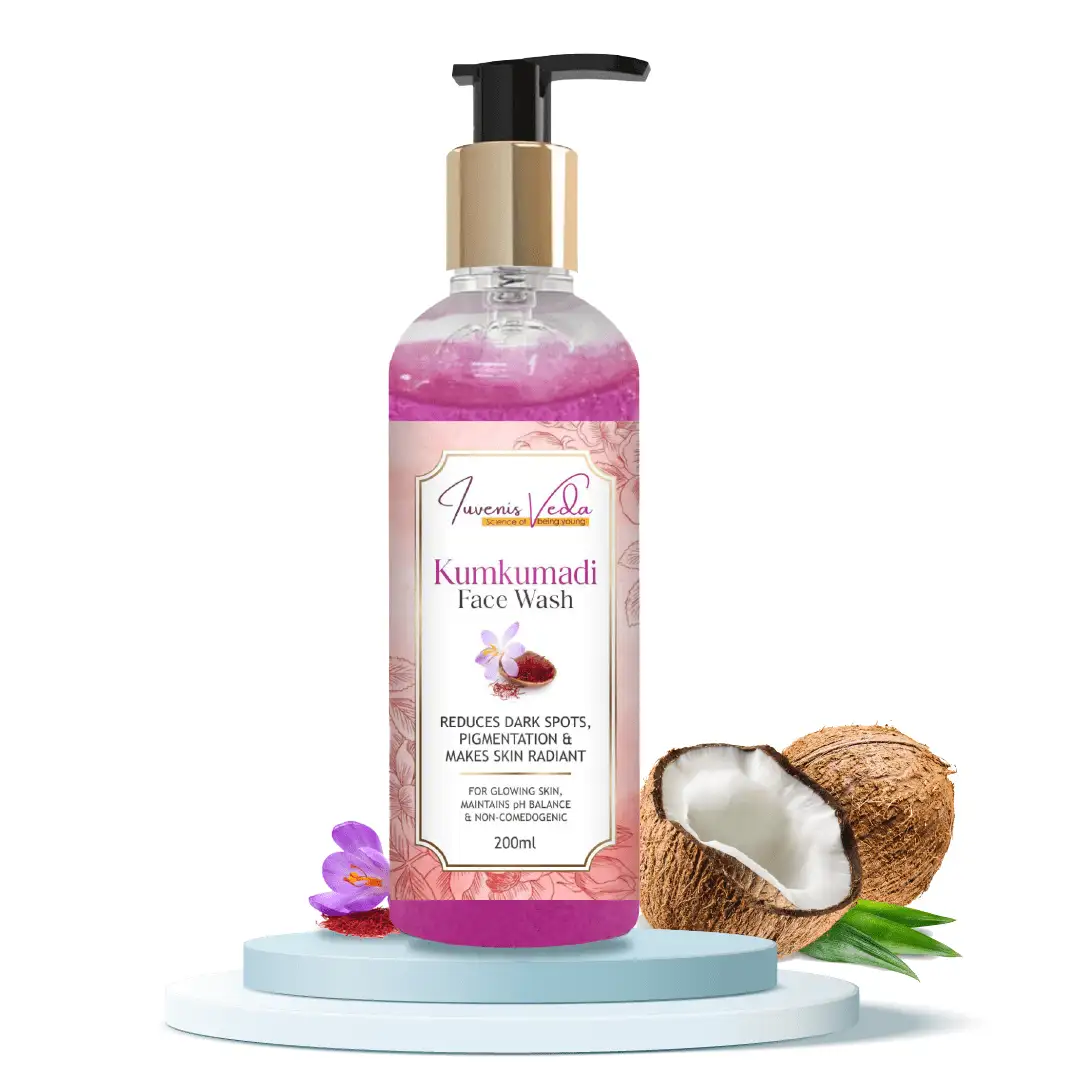 Iuvenis Veda Kumkumadi Face Wash - 200 ML | Radiant Skin and Deep Cleansing | For Men and Women | All Skin Types 1 Iuvenis Veda